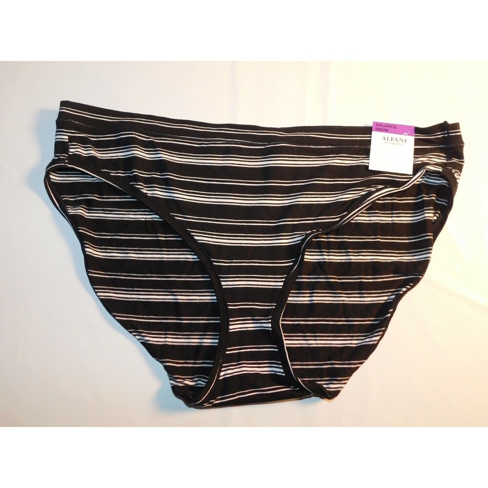 Alfani Women's Bikini Panties Striped Size XXLarge Panty New